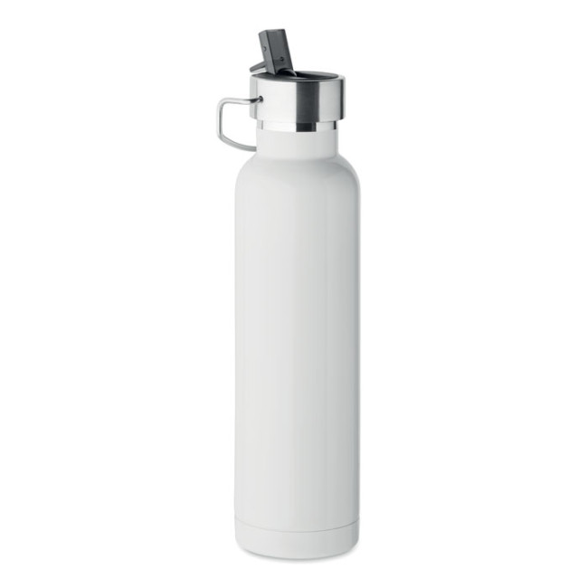 Promotional Recycled Stainless Steel Double Wall Bottle 660ml - Image 3