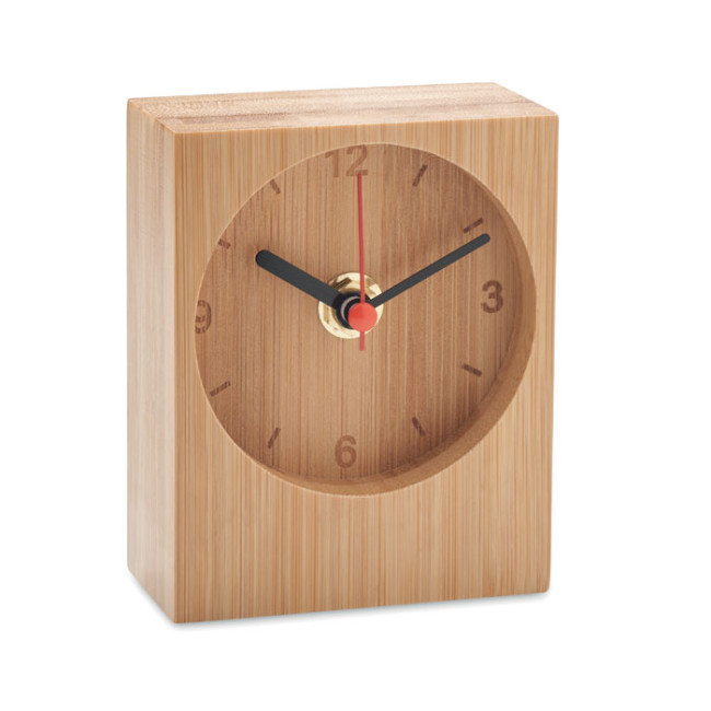 Promotional Bamboo Table Clock