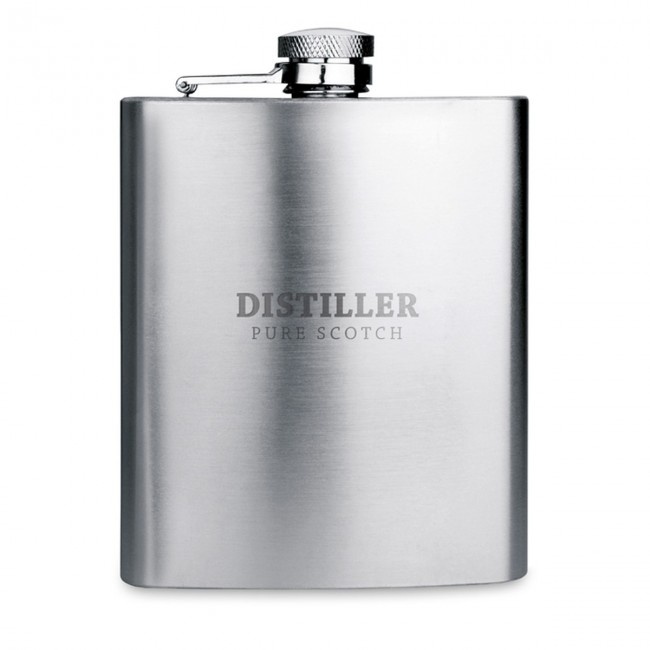 Promotional Slim Hip Flask 200ml - Image 5