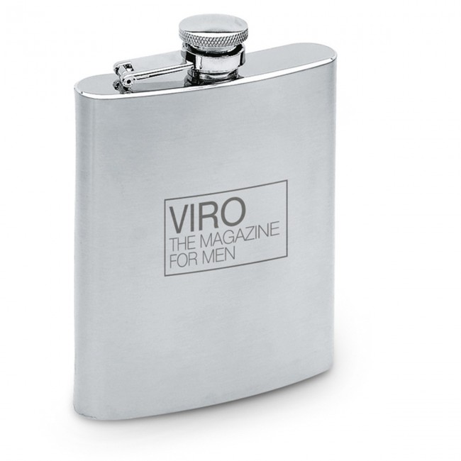 Promotional Slim Hip Flask 200ml - Image 4