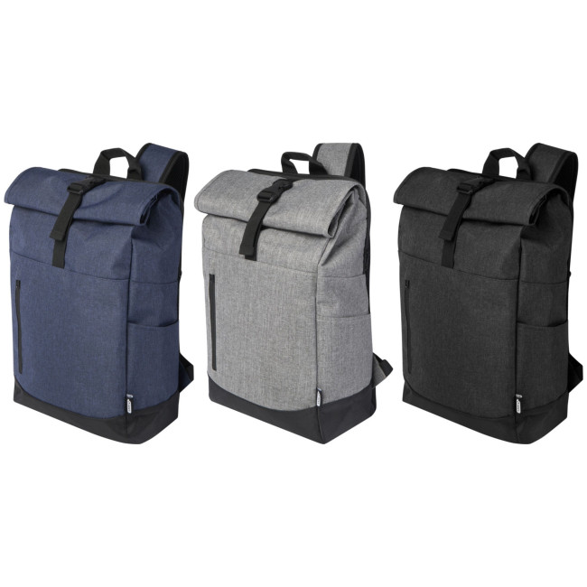 Promotional Hoss 15.6" Roll-Up Laptop Backpack 12L