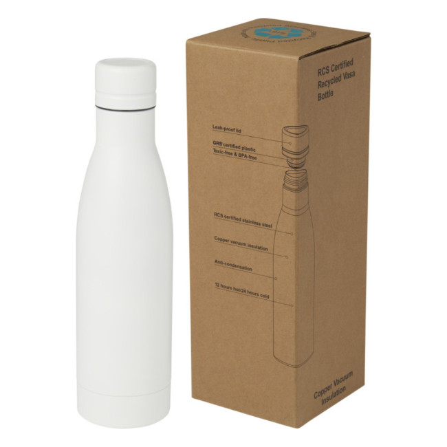 Promotional Vasa Recycled Stainless Steel Copper Vacuum Insulated Bottle 500ml - Image 7