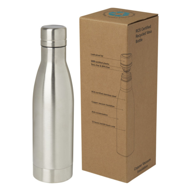 Promotional Vasa Recycled Stainless Steel Copper Vacuum Insulated Bottle 500ml - Image 4