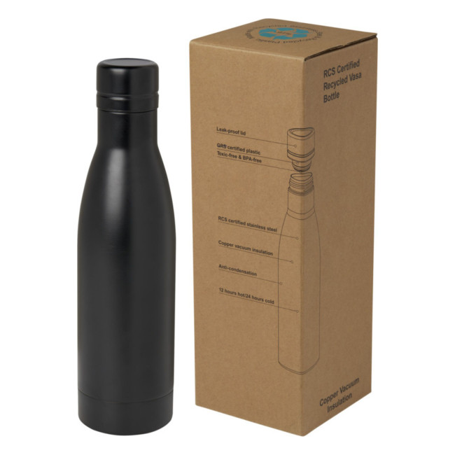 Promotional Vasa Recycled Stainless Steel Copper Vacuum Insulated Bottle 500ml - Image 2