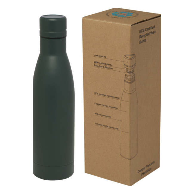 Promotional Vasa Recycled Stainless Steel Copper Vacuum Insulated Bottle 500ml - Image 1