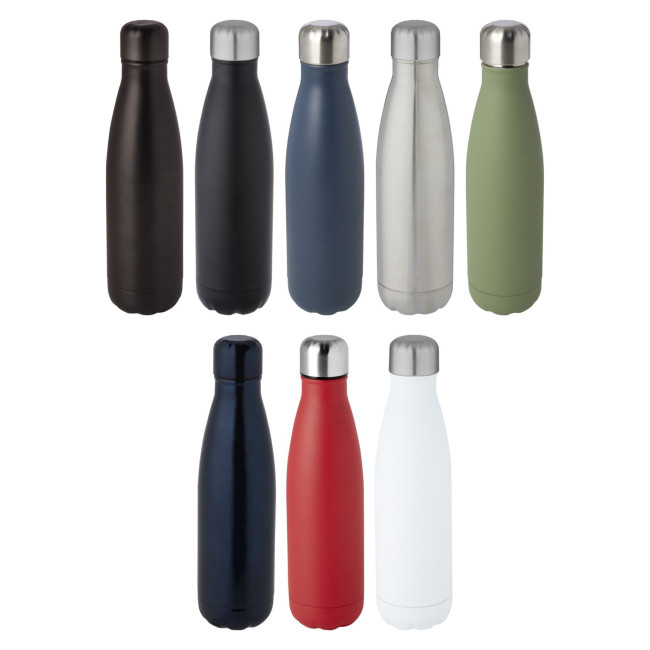 Promotional Cove Recycled Stainless Steel Vacuum Insulated Bottle 500ml