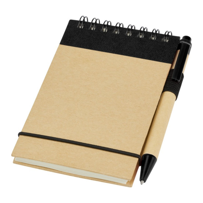 Promotional Zuse A7 Recycled Jotter Notepad With Pen - Image 3