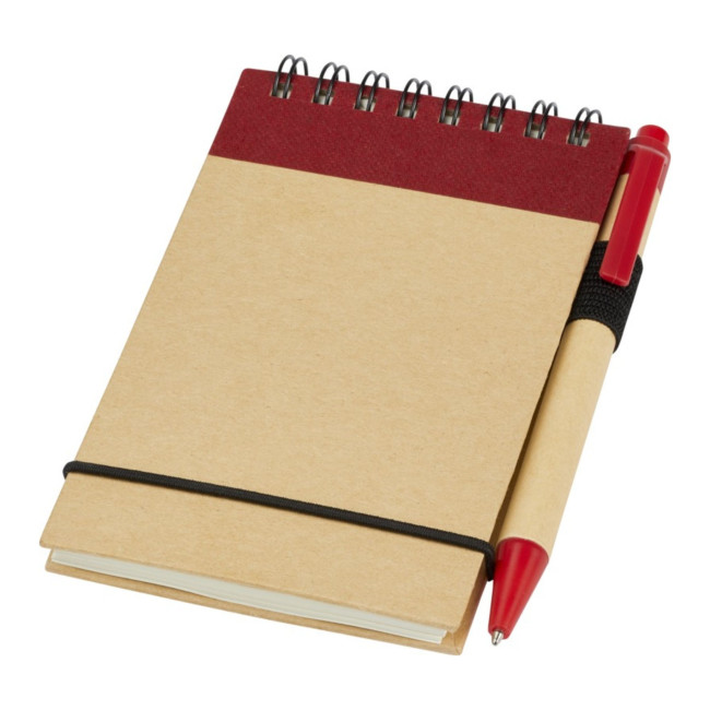 Promotional Zuse A7 Recycled Jotter Notepad With Pen - Image 2