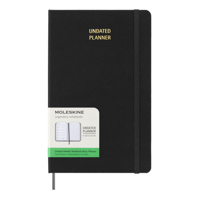 Promotional Moleskine Hard Cover Undated L Weekly Planner