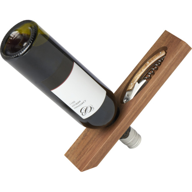 Promotional Vino Wood Wine Holder Set