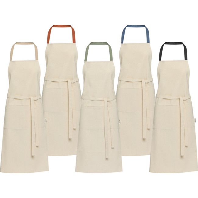 Promotional Nia Recycled Cotton Apron 200 g/m²