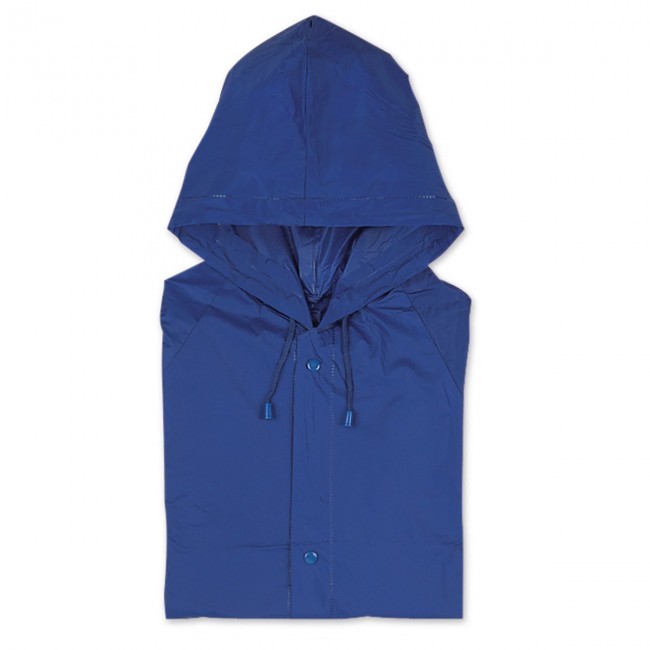 Promotional PVC Raincoat With Hood - Image 4