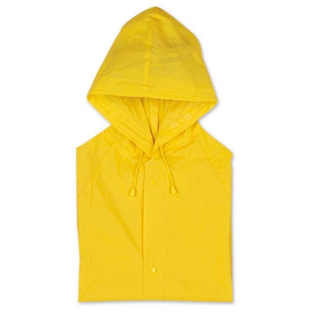 Promotional PVC Raincoat With Hood - Image 7