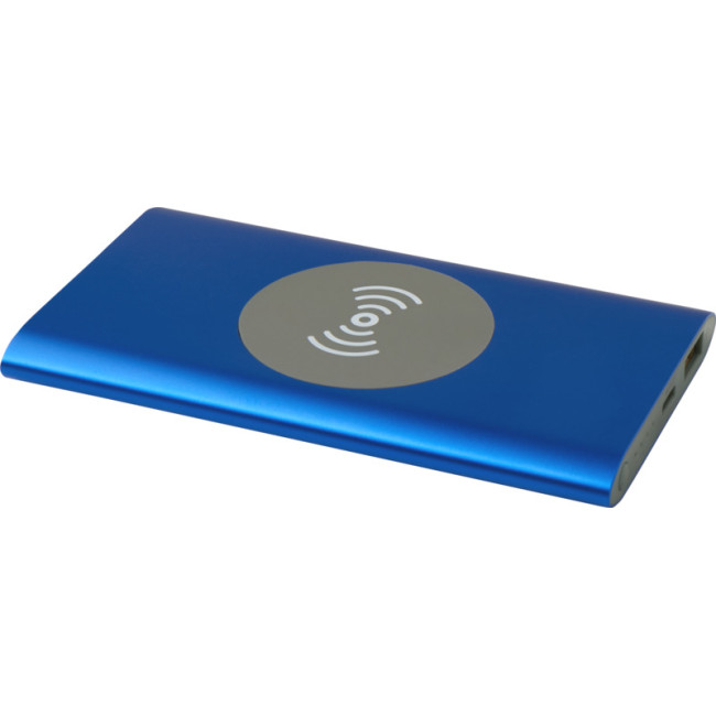 Promotional Juice Recycled Aluminium Wireless Power Bank 4000mAh Type-C - Image 2