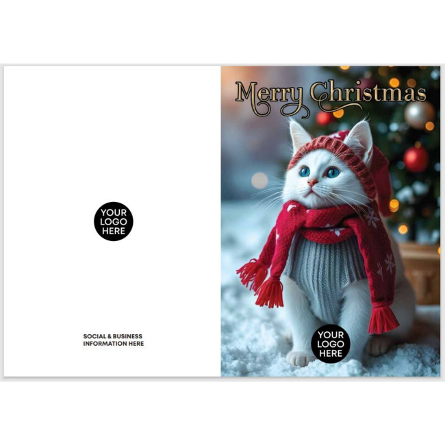 Promotional Cat Xmas Card - Image 1