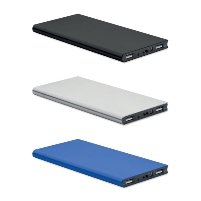 Promotional Recycled Aluminium Power Bank 8000mAh - Image 1