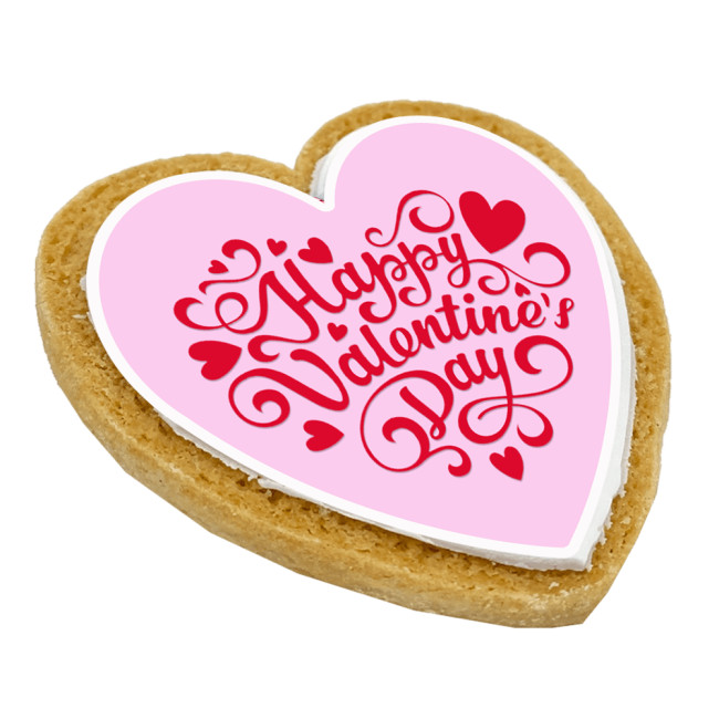 Promotional Valentines Heart Biscuit