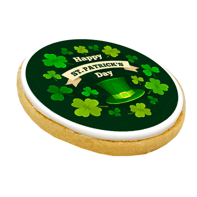 Promotional St Patrick's Day Biscuit Large 8cm