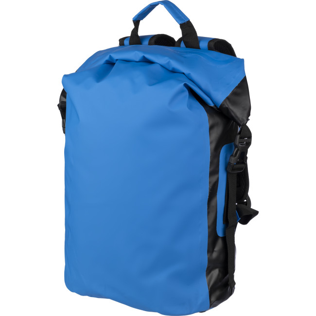 Promotional Tarpaulin Waterproof Rolltop Backpack - Image 1