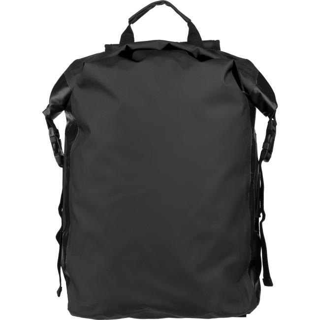 Promotional Tarpaulin Waterproof Rolltop Backpack - Image 3