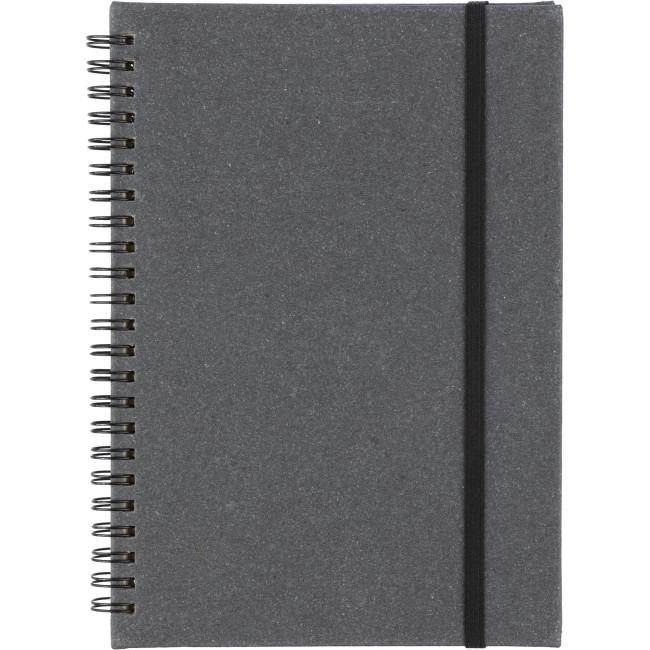 Promotional Recycled Leather A5 Notebook - Image 2