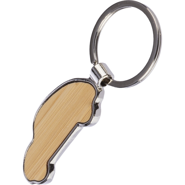 Promotional Bamboo Car Key Holder