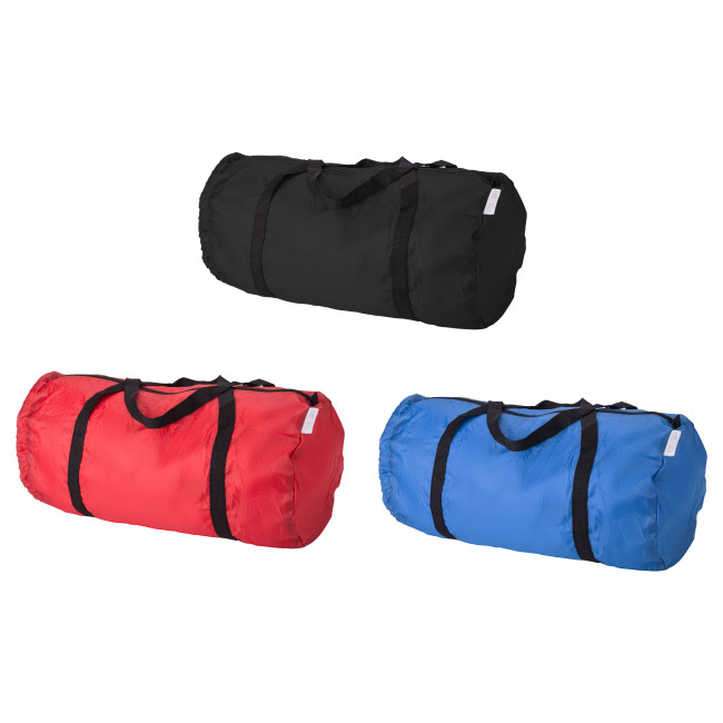 Promotional rPET Foldable Barrel Bag - Image 1