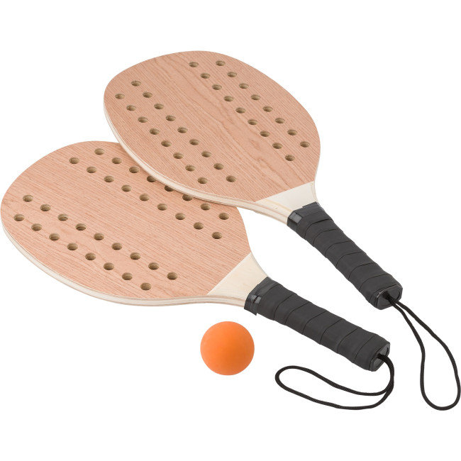 Promotional Rosewood Tennis Set