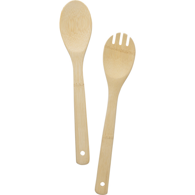 Promotional Bamboo Salad Cutlery