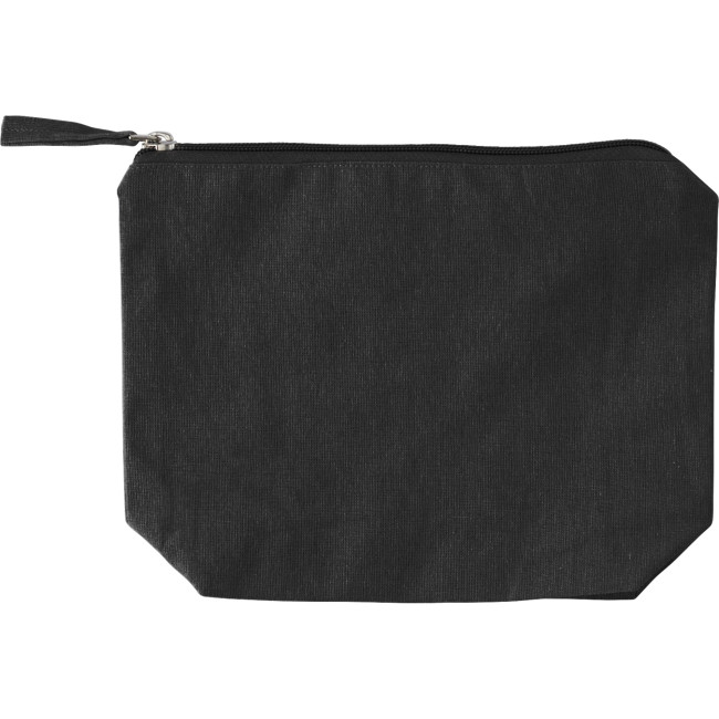 Promotional Recycled Cotton Cosmetic Bag 180gsm - Image 2