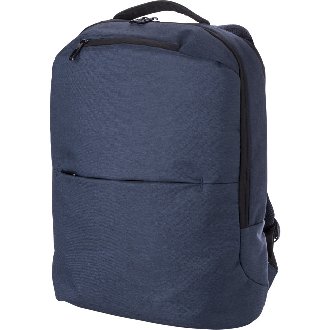 Promotional Polyester Laptop Backpack - Image 1