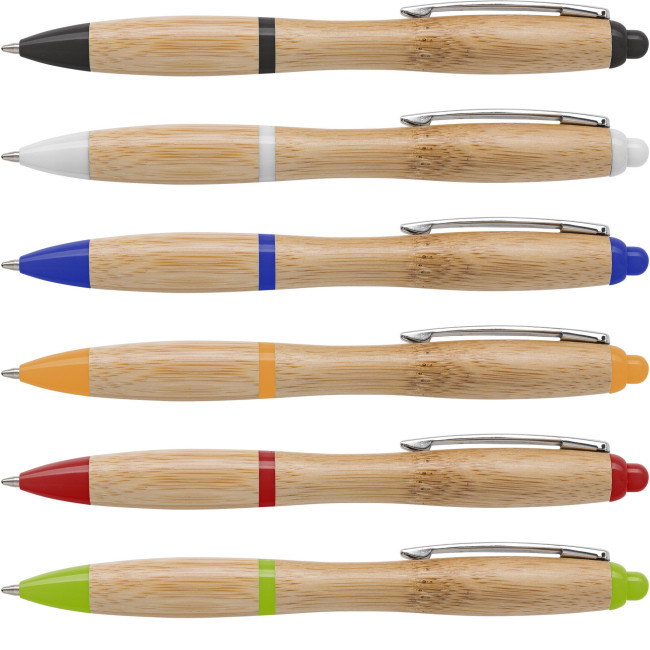 Promotional Bamboo ballpen - Image 1