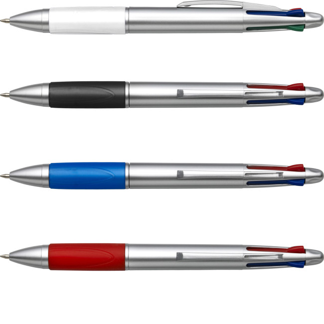 Promotional 4 Colour plastic ballpen - Image 1