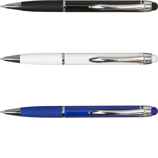 Promotional Ballpen with coloured grip - Image 1