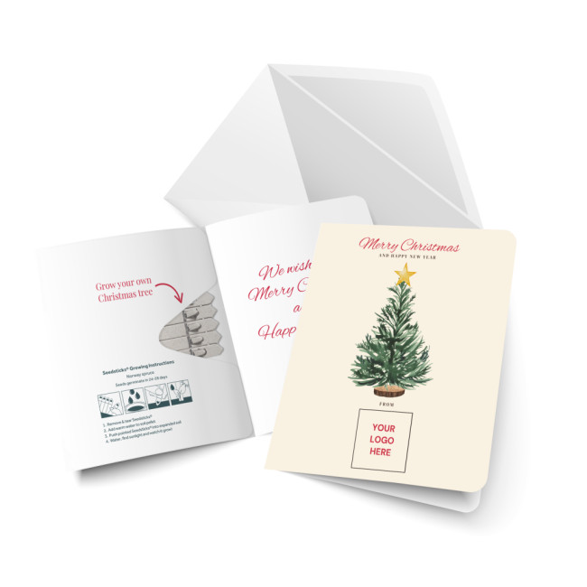 Promotional Christmas Seedsticks Greeting Cards - Image 2