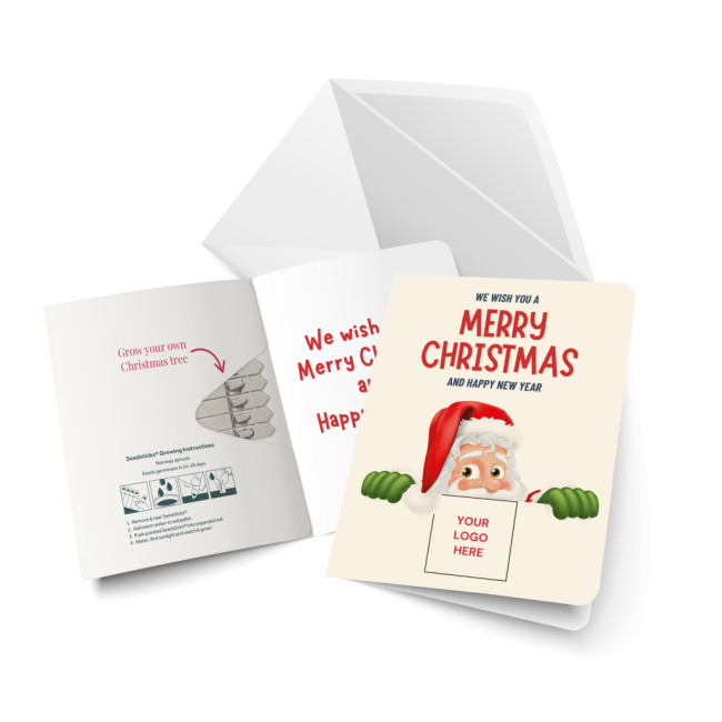 Promotional Christmas Seedsticks Greeting Cards - Image 3