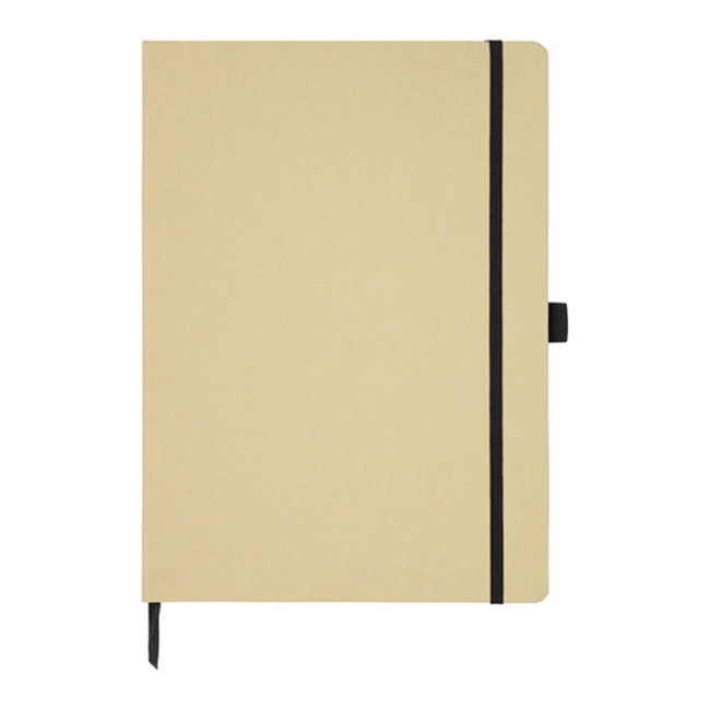 Promotional Broadstairs A4 Recycled Kraft Paper Notebook - Image 2