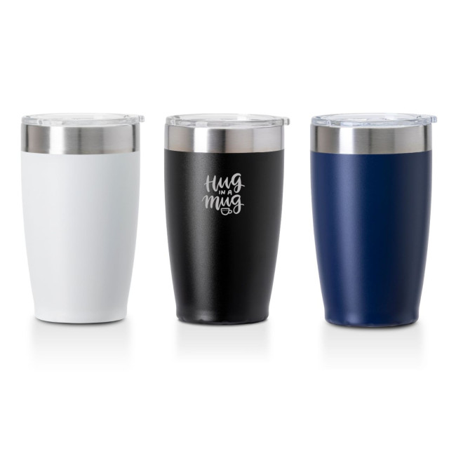 Promotional Oyster Jumbo R Recycled Stainless Steel Cup 500ml - Image 1