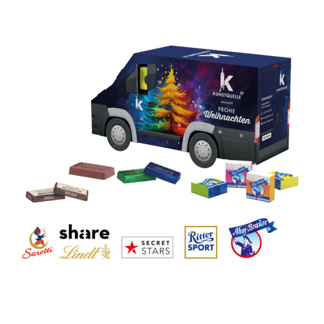 Promotional Chocolate Advent Calendar Van