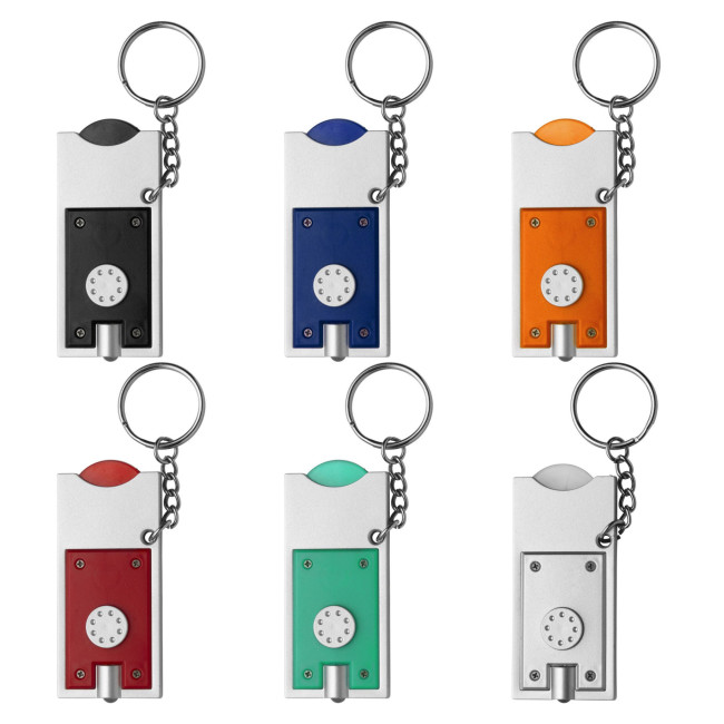 Promotional Key holder with coin - Image 1