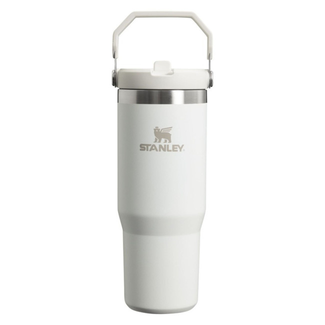 Promotional Stanley IceFlow™ Flip Straw Tumbler 890ml Frosted White - Image 1