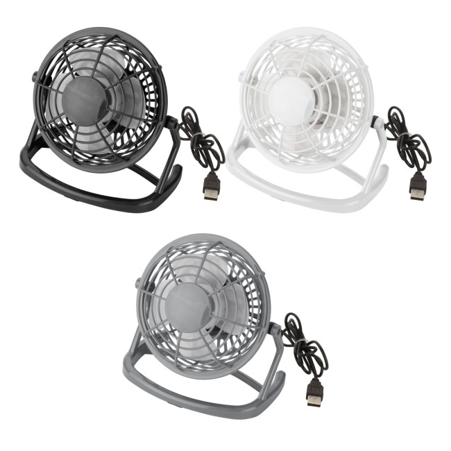 Promotional USB desk fan - Image 1