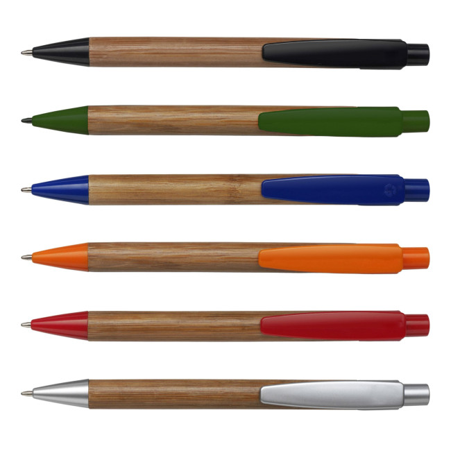 Promotional The Uni Ballpen With Bamboo Barrel - Image 1