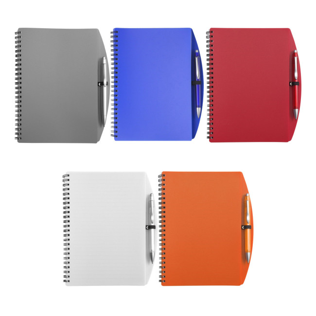 Promotional A5 Notebook with ballpen - Image 1