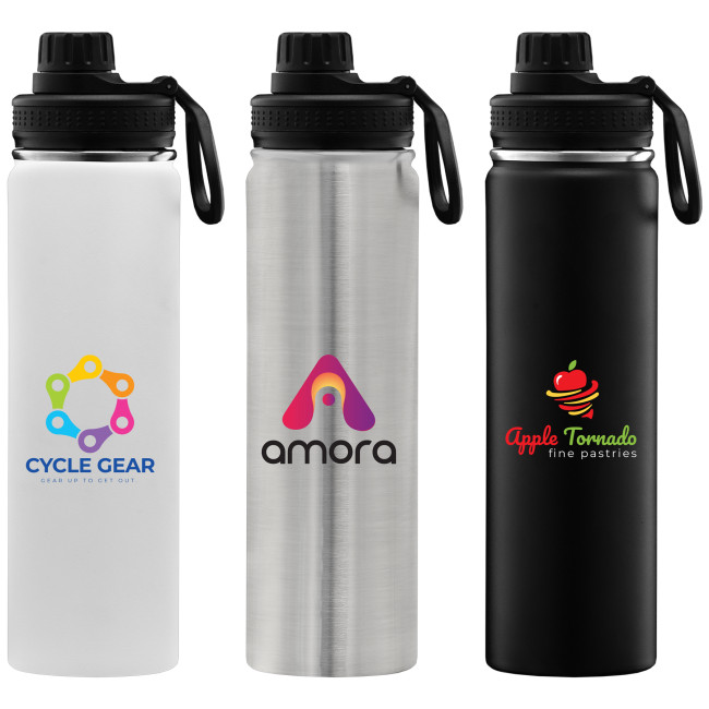 Promotional Alaska Stainless Steel Double Wall Water Bottle 740ml