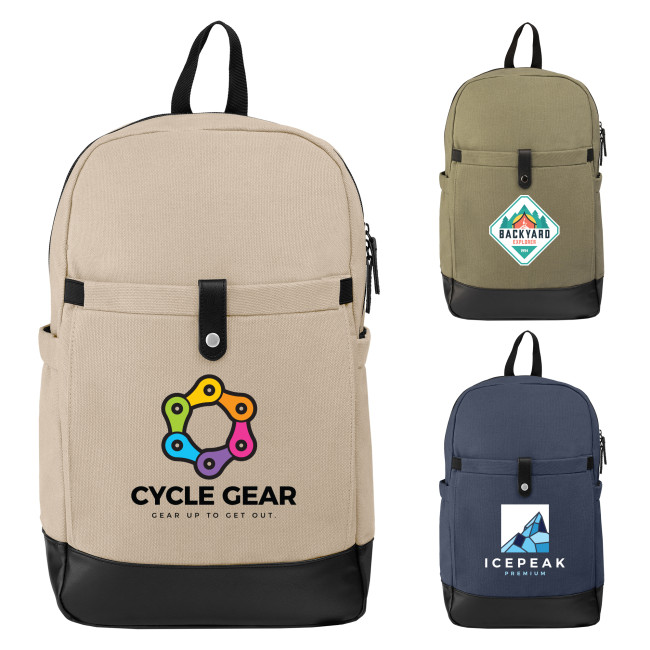 Promotional Odyssey Pack Recycled Cotton Canvas Backpack