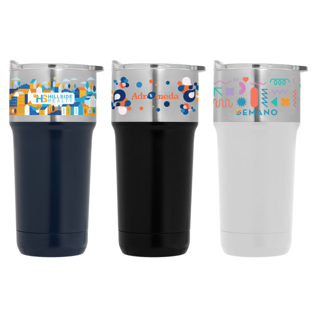 Promotional Optimus Double Wall Stainless Tumbler With Ceramic Interior 590ml