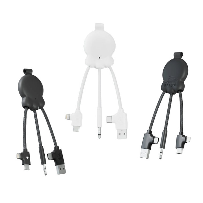 Promotional Xoopar Octopus Bluetooth Receiver/Transmitter Charge Cable