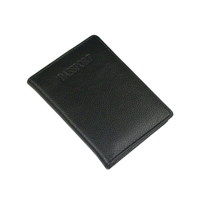 Promotional Biodegradable Leather Passport Case - Image 1