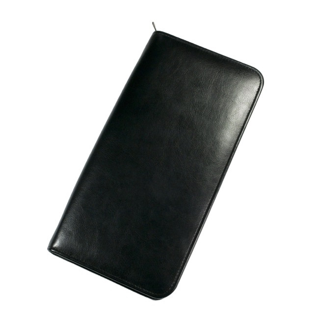 Promotional Darwin PU Zipped Travel Wallet - Image 1